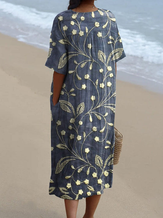 Lieke | Abito vintage a fiori – Edizione limitata