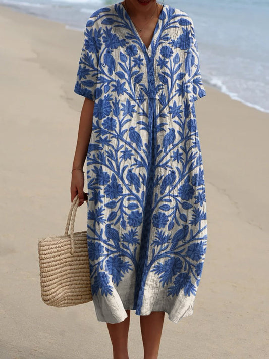 Anouk | Abito vintage a fiori - Edizione limitata