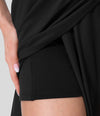 Livia | Gonna Elegante 2-in-1 Nero