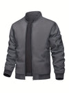 Giacca Antivento da Uomo per Primavera e Autunno, Caratterizzata da una Vestibilità Alla Moda e Ampia con Chiusura a Zip, Adatta per Ciclismo, Corsa e Fitness. Questa Giacca Sportiva Casual È Confortevole e Unisex, Rendendola una Scelta Popolare
