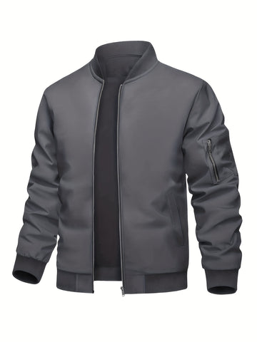 Giacca Antivento da Uomo per Primavera e Autunno, Caratterizzata da una Vestibilità Alla Moda e Ampia con Chiusura a Zip, Adatta per Ciclismo, Corsa e Fitness. Questa Giacca Sportiva Casual È Confortevole e Unisex, Rendendola una Scelta Popolare