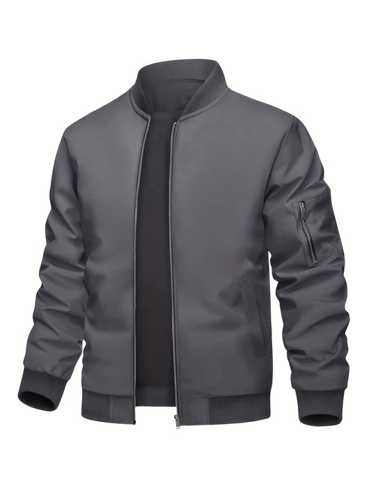 Giacca Antivento da Uomo per Primavera e Autunno, Caratterizzata da una Vestibilità Alla Moda e Ampia con Chiusura a Zip, Adatta per Ciclismo, Corsa e Fitness. Questa Giacca Sportiva Casual È Confortevole e Unisex, Rendendola una Scelta Popolare