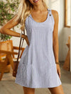Terri - Vestito Mini a Righe con Tasche