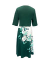 Sienna™ – Set Elegante con Giacca Leggera & Abito Midi • Stampa Floreale