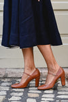 41 Bravina | Sandalias cotidianas con tira en tacón bajo