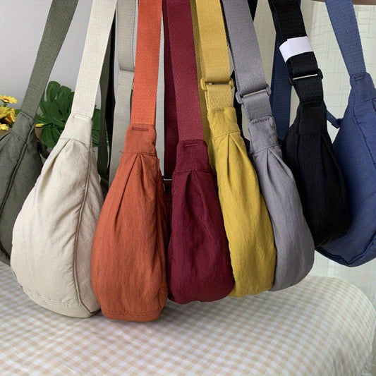 Borsa a Tracolla da Donna in Nylon