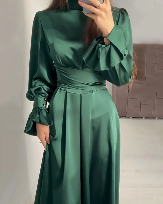 ItalianFrost - Vestito Maxi Satinato