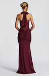 ABITO LUNGO HALTER RUFFLE
