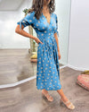 30 Fania | Polka Dots V-Neck Dress