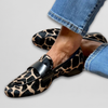Élise | Mocassini con stampa animale chic