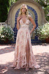 VESTITO IN TESSUTO TAPPETO ROSA COTONE