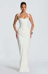 ABITO LUNGO CORSET DRAPEATO
