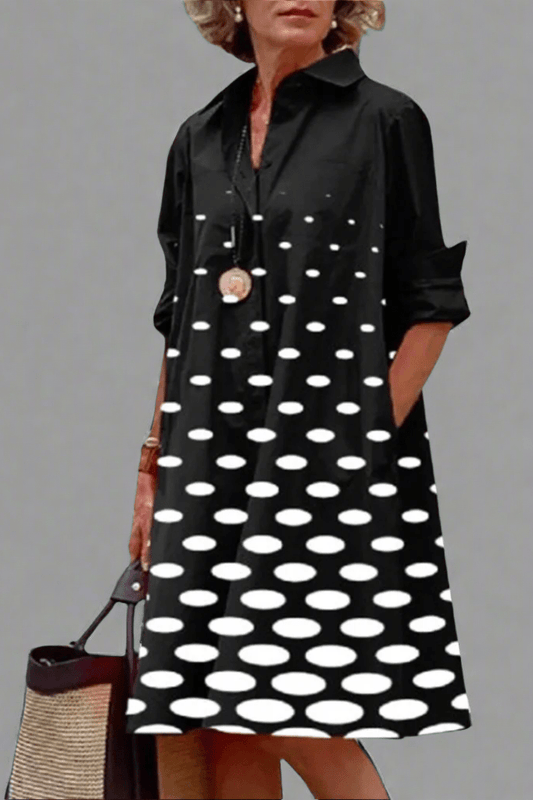 Yvonne - Abito Midi Luxe dal Design Elegante