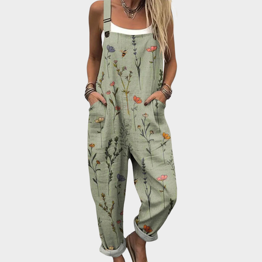 Pantaloni Salopette Stampati Comodi