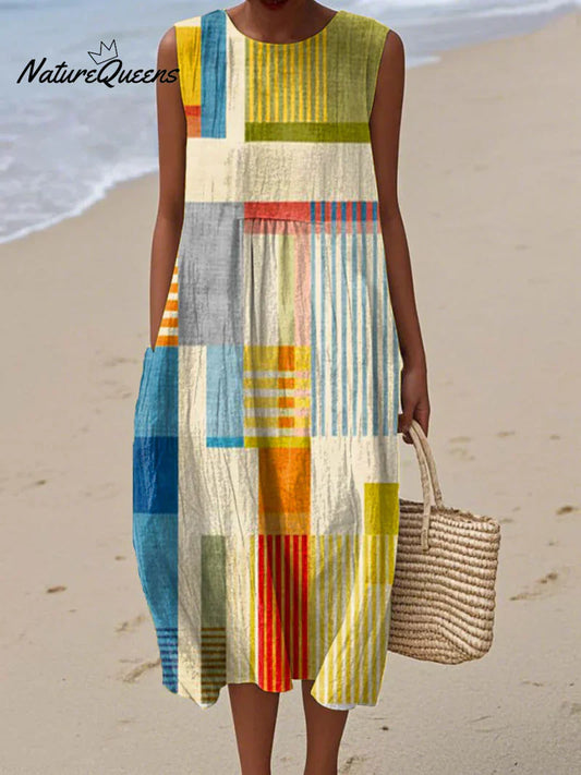 Poppy | Abito Moderno Patchwork