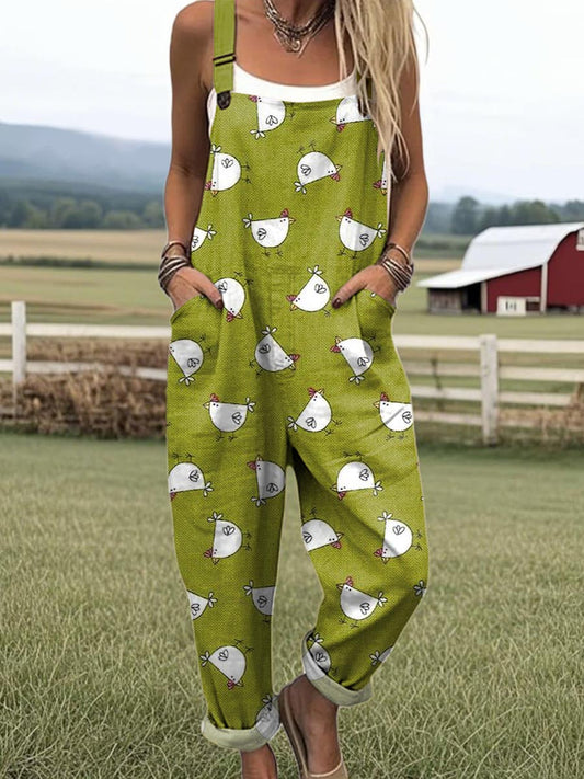 19 Women's Vintage Wide Leg Jumpsuit - Effortless Style & Comfort