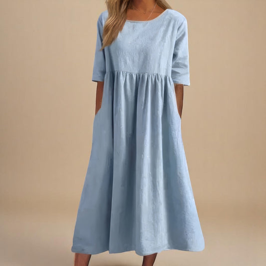 Leviana™ | Abito in Cotone Flattering