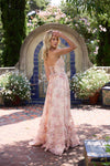 VESTITO IN TESSUTO TAPPETO ROSA COTONE