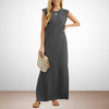 Emma - Maxi Dress Antirughe Lungo e Fluttuante