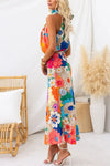 Dora | Abito Maxi Floreale Vivace