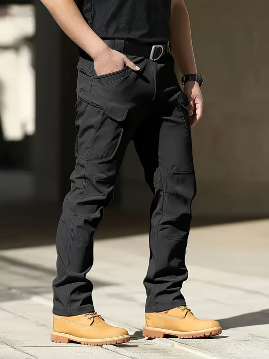 Carlo — Pantaloni Cargo in Tessuto Elastico