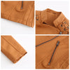 Ameliora - Giacca in Pelle Casual Elegante