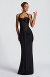 ABITO LUNGO HALTER RUFFLE