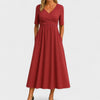 Joanna – Elegante Vestito Midi per Ogni Occasione