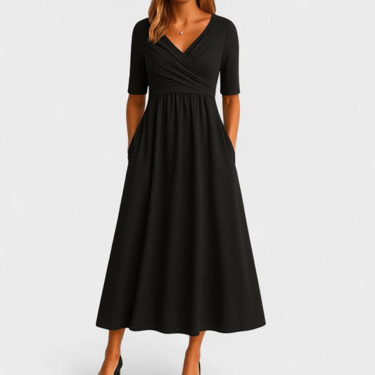 Joanna – Elegante Vestito Midi per Ogni Occasione
