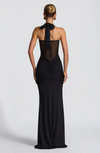 ABITO LUNGO HALTER RUFFLE