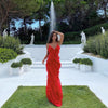 Zara - Vestito Maxi con Volant