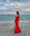 Zara - Vestito Maxi con Volant