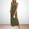 Emma - Maxi Dress Antirughe Lungo e Fluttuante