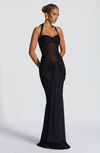 ABITO LUNGO HALTER RUFFLE