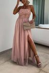 Ari - Abito Maxi con Spacco alla Moda