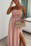 Ari - Abito Maxi con Spacco alla Moda
