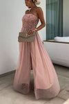 Ari - Abito Maxi con Spacco alla Moda