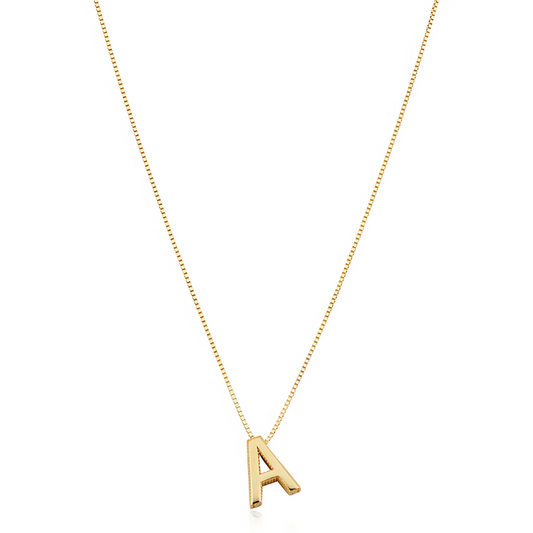 Leonora - Collana con Iniziale in Oro 18k