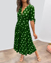 Fania | Vestito V-Neck a Pois