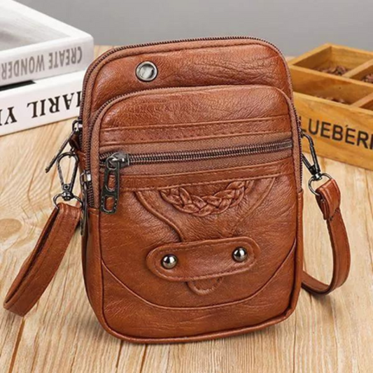 Carice - Borsa in Pelle Vintage