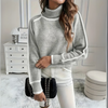 AURORA – MAGLIONE A COLLO ALTO CASUAL