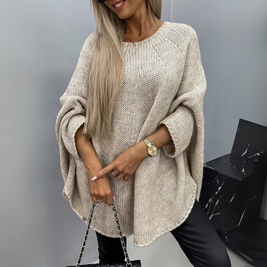 ISABELLE – MAGLIONE ELEGANTE CON SCOLLO TONDO