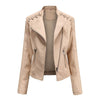 Ameliora - Giacca in Pelle Casual Elegante
