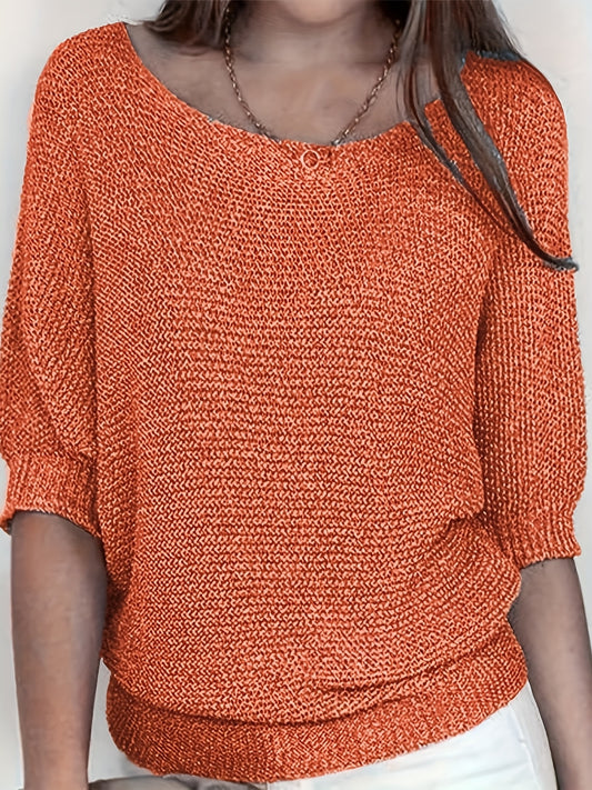 Maglia in Viscosa con Scollo Ampio