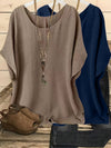 Set di 2 Bluse Morbide con Maniche Ampie