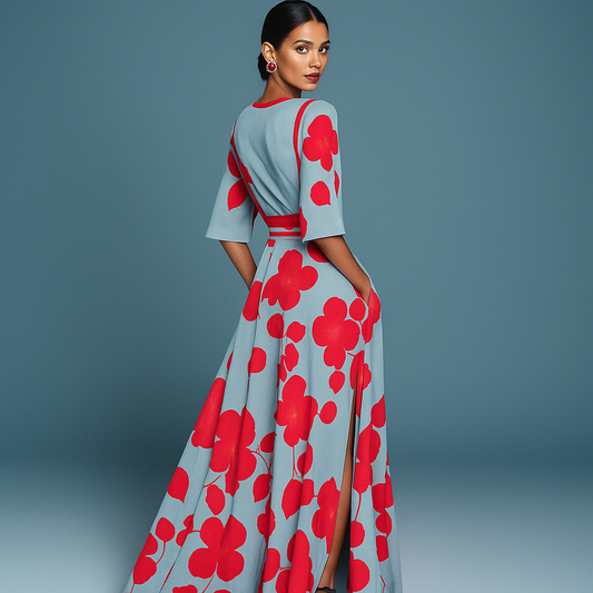 Vestito Elegante in Viscosa