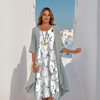 34 Viane | Elegant Printed Dress
