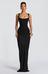 ABITO LUNGO CORSET DRAPEATO