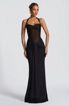 ABITO LUNGO HALTER RUFFLE