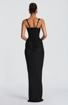 ABITO LUNGO CORSET DRAPEATO